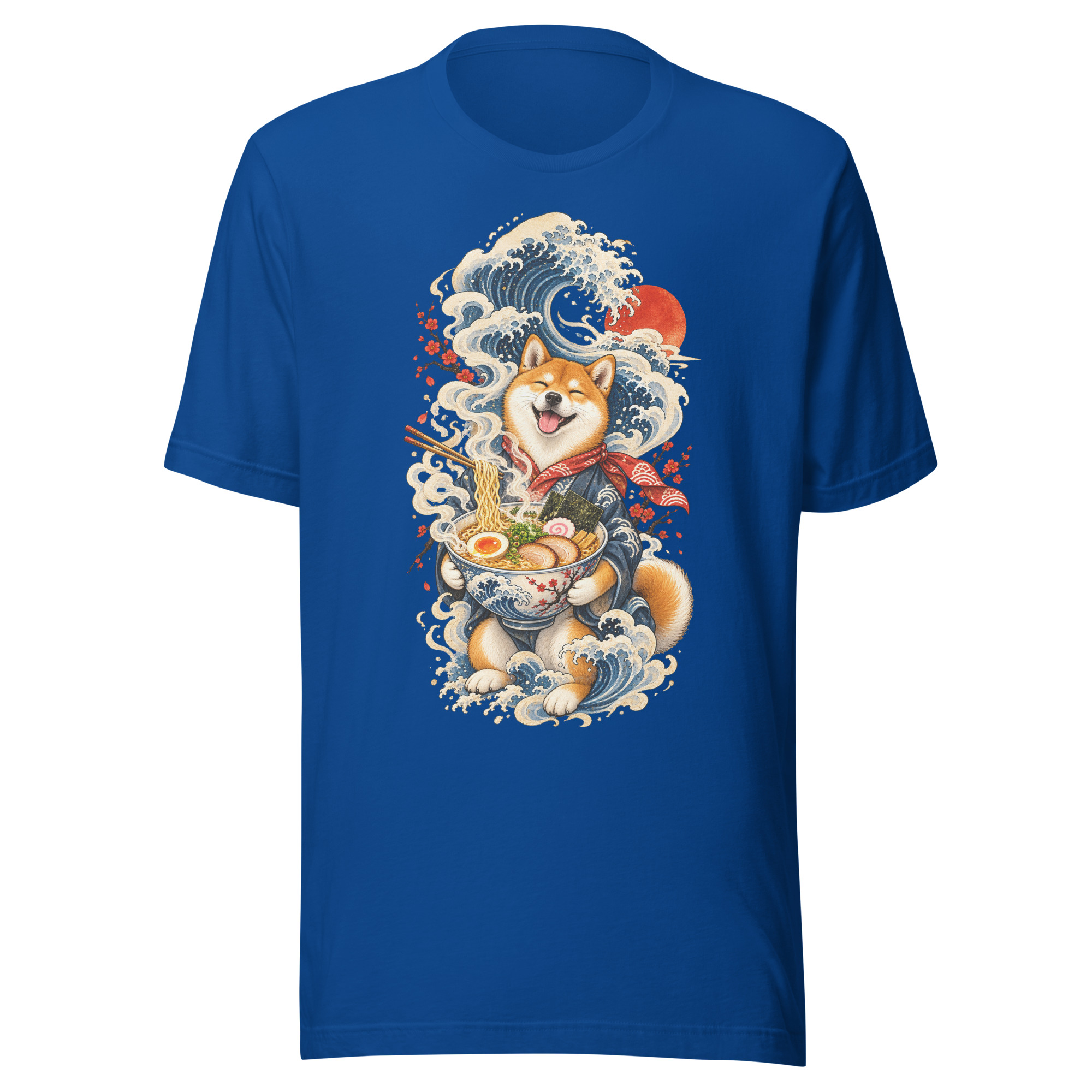 Shiba Inu Ramen Great Wave Japanese Food Art, Japanese Art Tee, Mythology Gift - Image 160