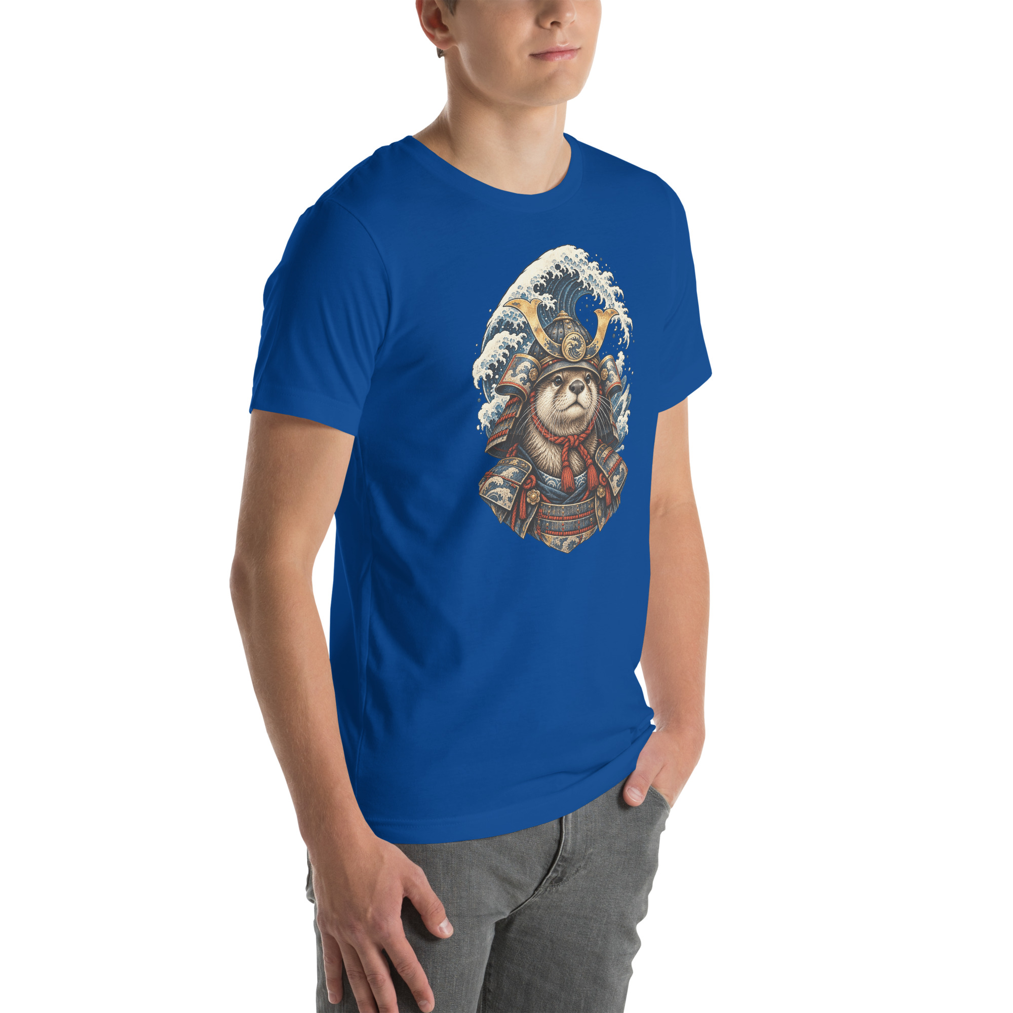 Otter Kabuto Great Wave Japanese Samurai Animal Art - Image 34