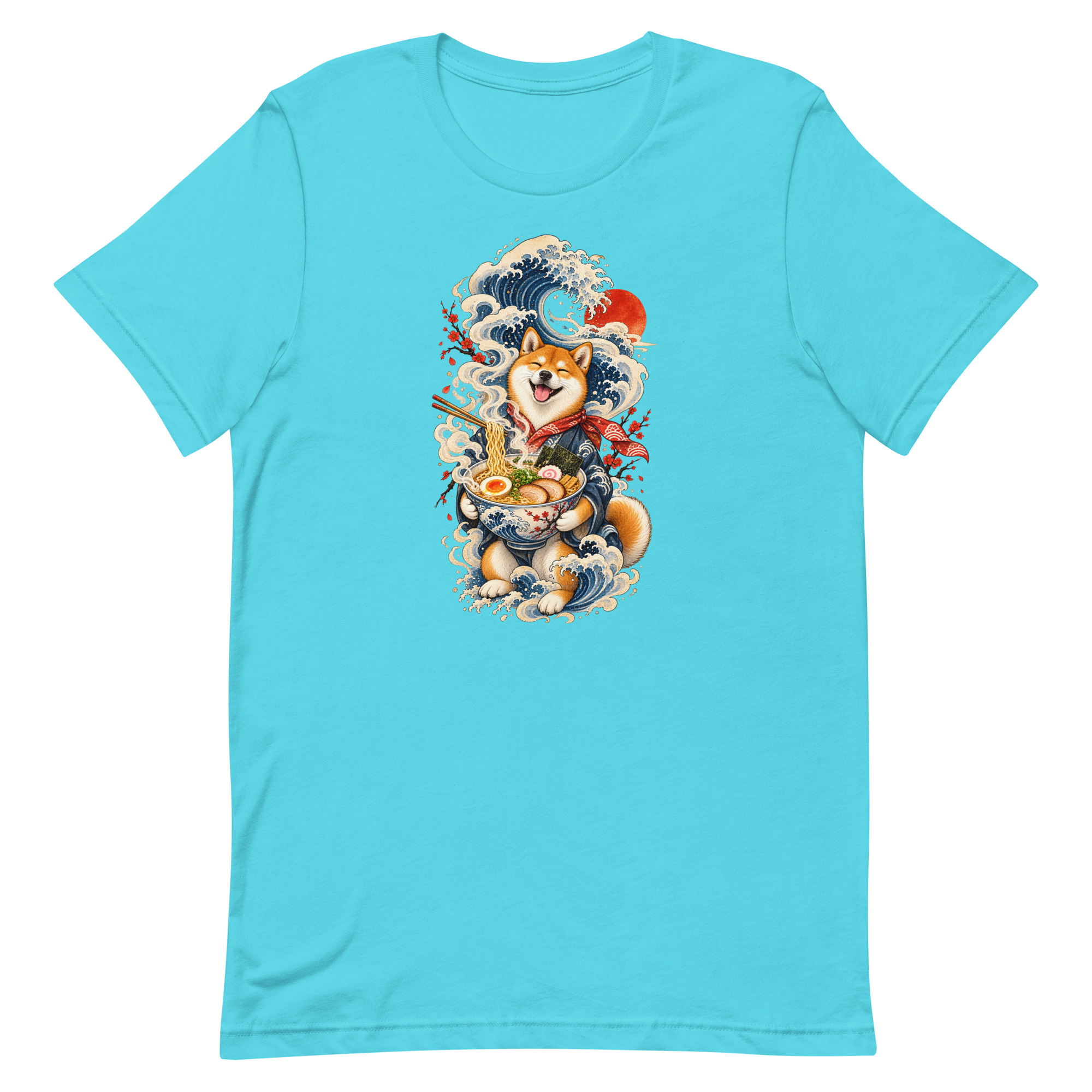 Shiba Inu Ramen Great Wave Japanese Food Art, Japanese Art Tee, Mythology Gift - Image 77