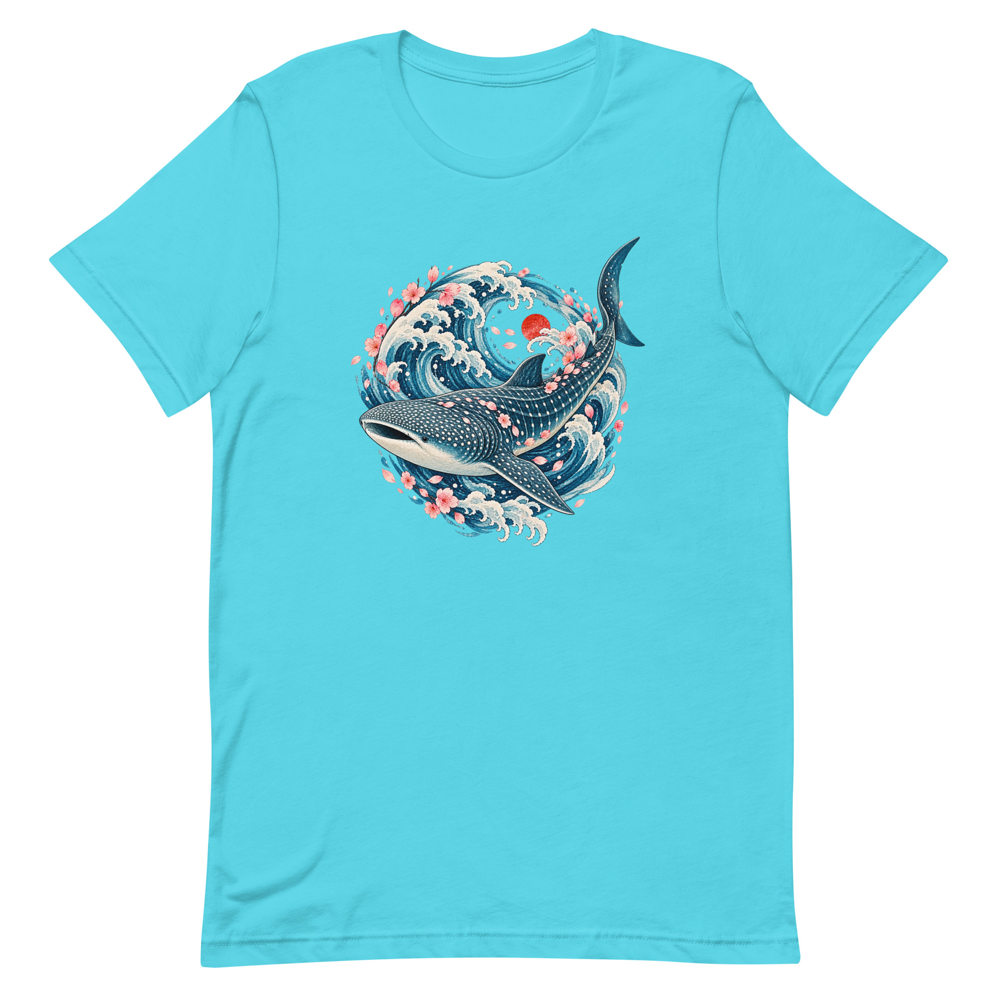 Whale Shark Sakura Current Japanese Art, Japanese Art Tee, Mythology Gift - Image 79