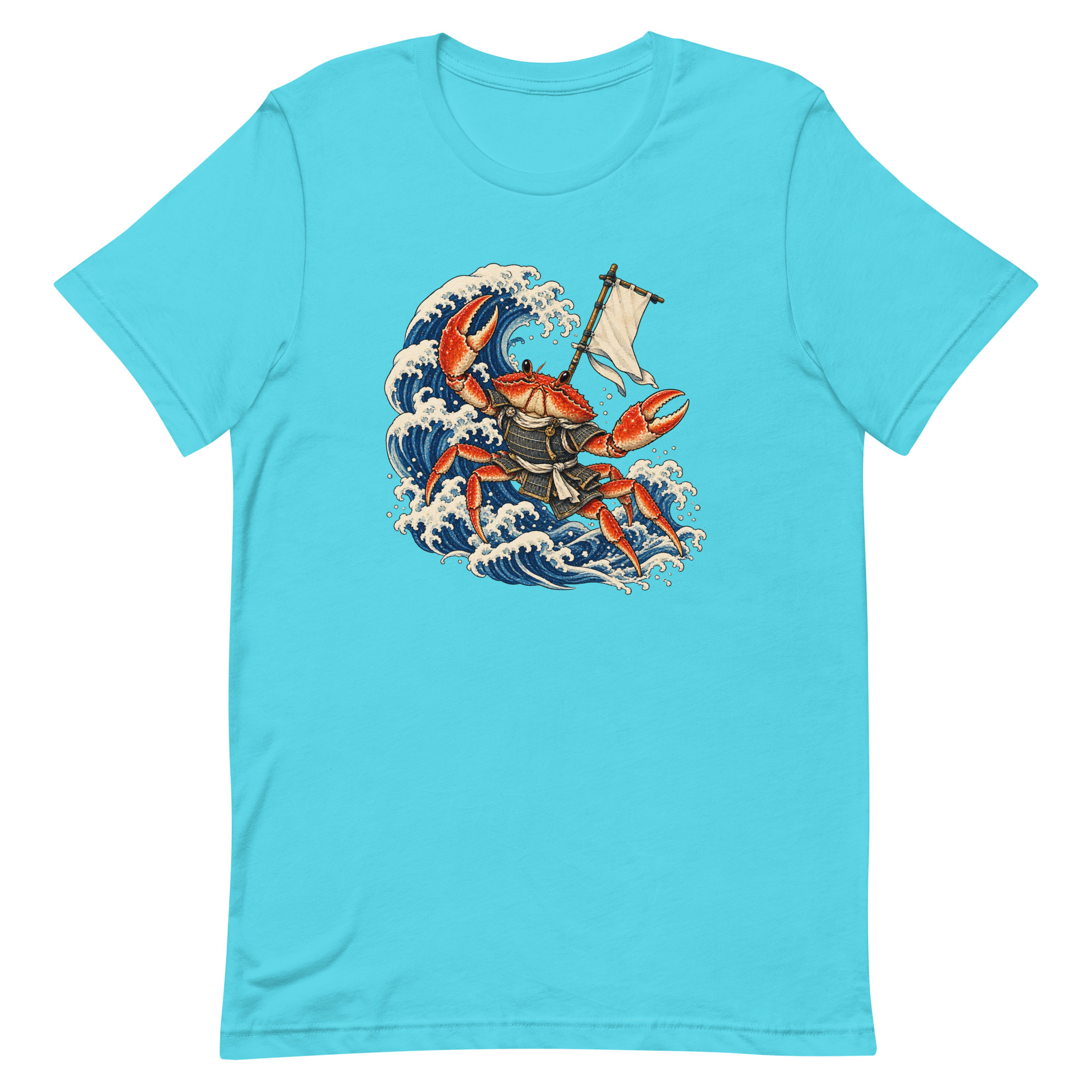 Samurai Crab Great Wave Japanese Warrior Art, Japanese Art Tee, Mythology Gift - Image 79