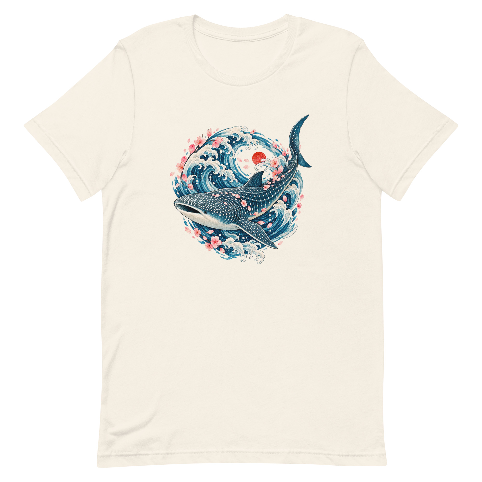 Whale Shark Sakura Current Japanese Art, Japanese Art Tee, Mythology Gift - Image 67