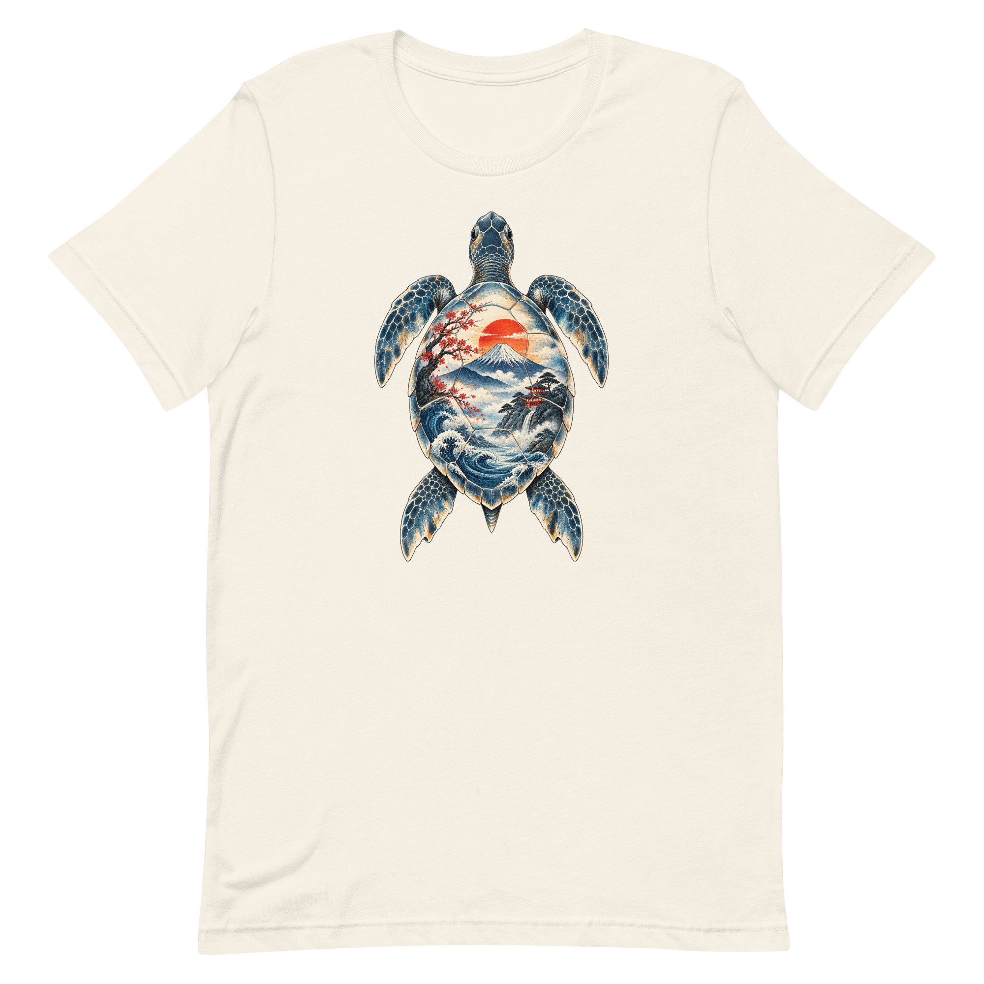 Sea Turtle Mount Fuji Sunrise Japanese Art, Japanese Art Tee, Mythology Gift - Image 67