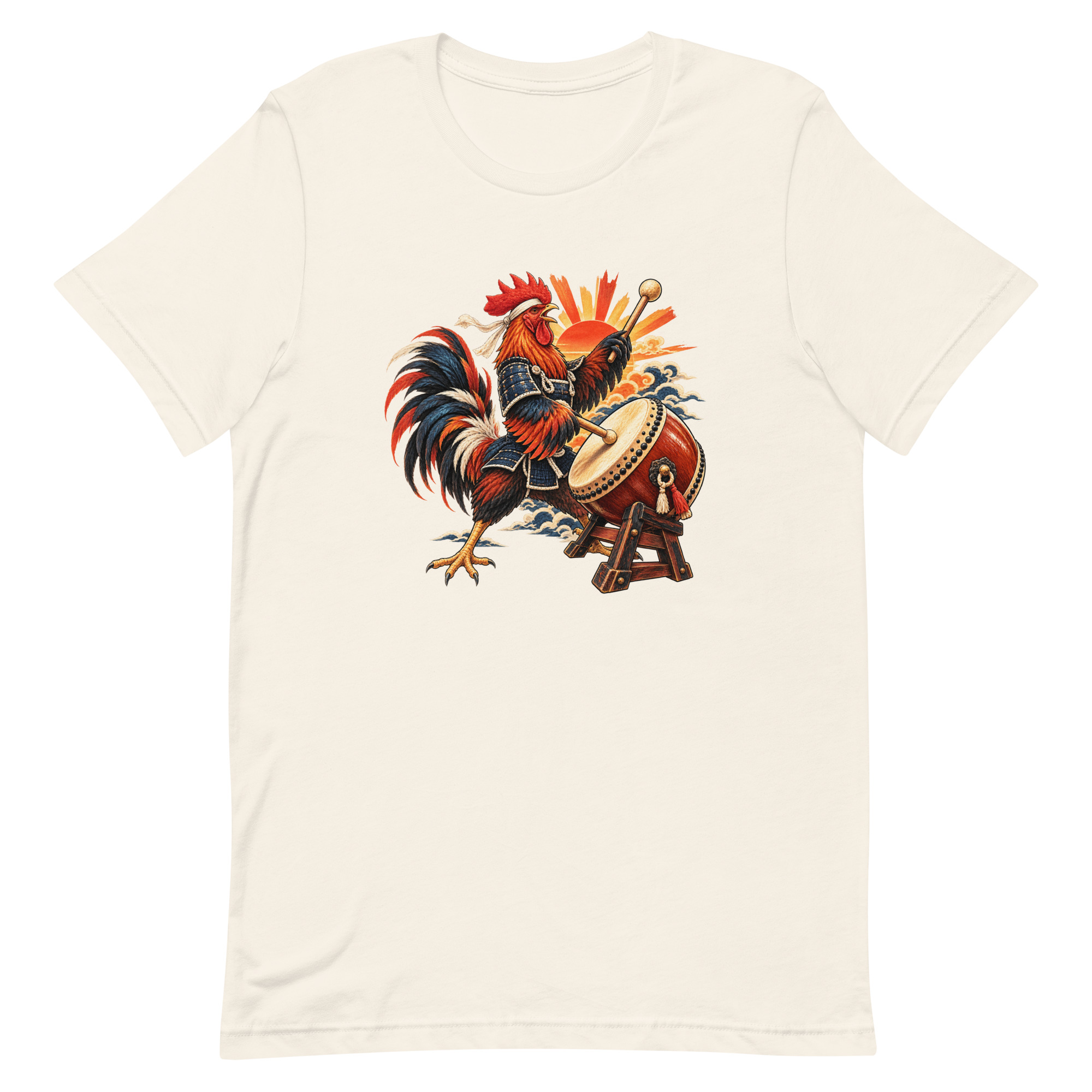 Rooster Samurai Taiko Drum Japanese Art, Japanese Art Tee, Mythology Gift - Image 67