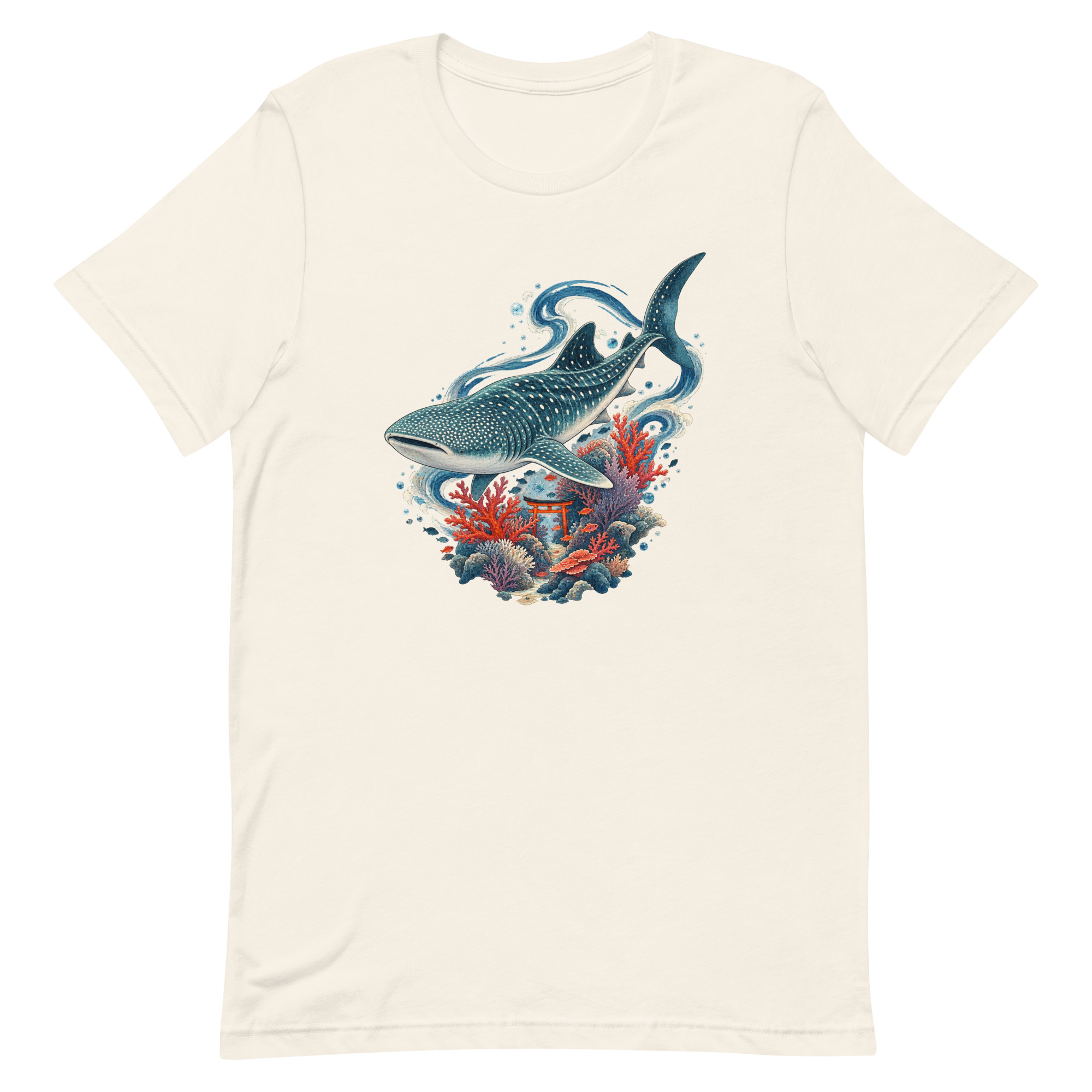 Whale Shark Torii Coral Garden Japanese Art, Japanese Art Tee, Mythology Gift - Image 67