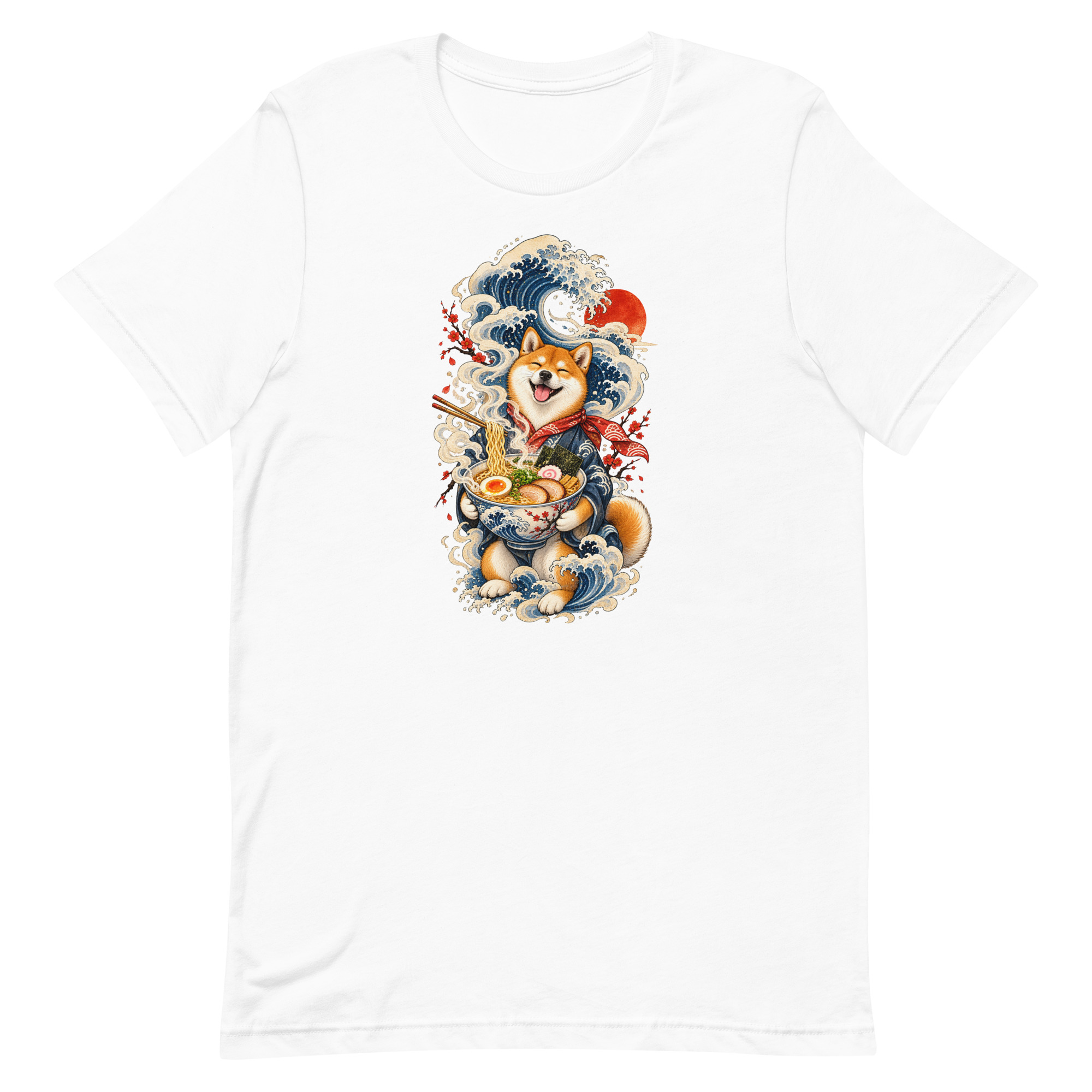 Shiba Inu Ramen Great Wave Japanese Food Art, Japanese Art Tee, Mythology Gift - Image 66