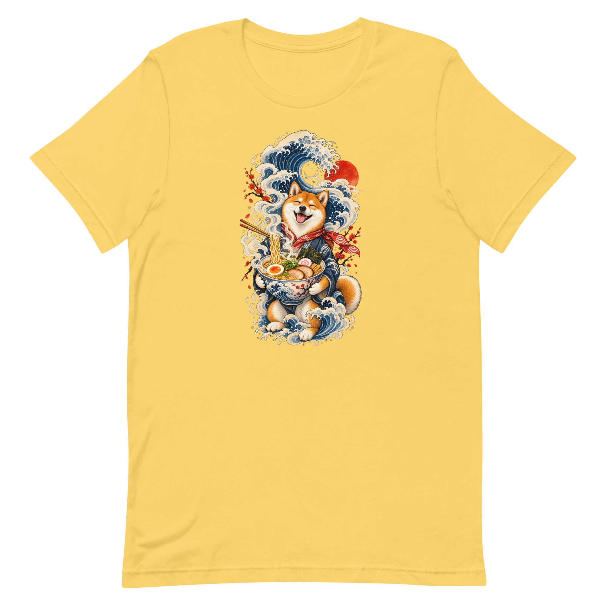 Shiba Inu Ramen Great Wave Japanese Food Art, Japanese Art Tee, Mythology Gift - Image 67