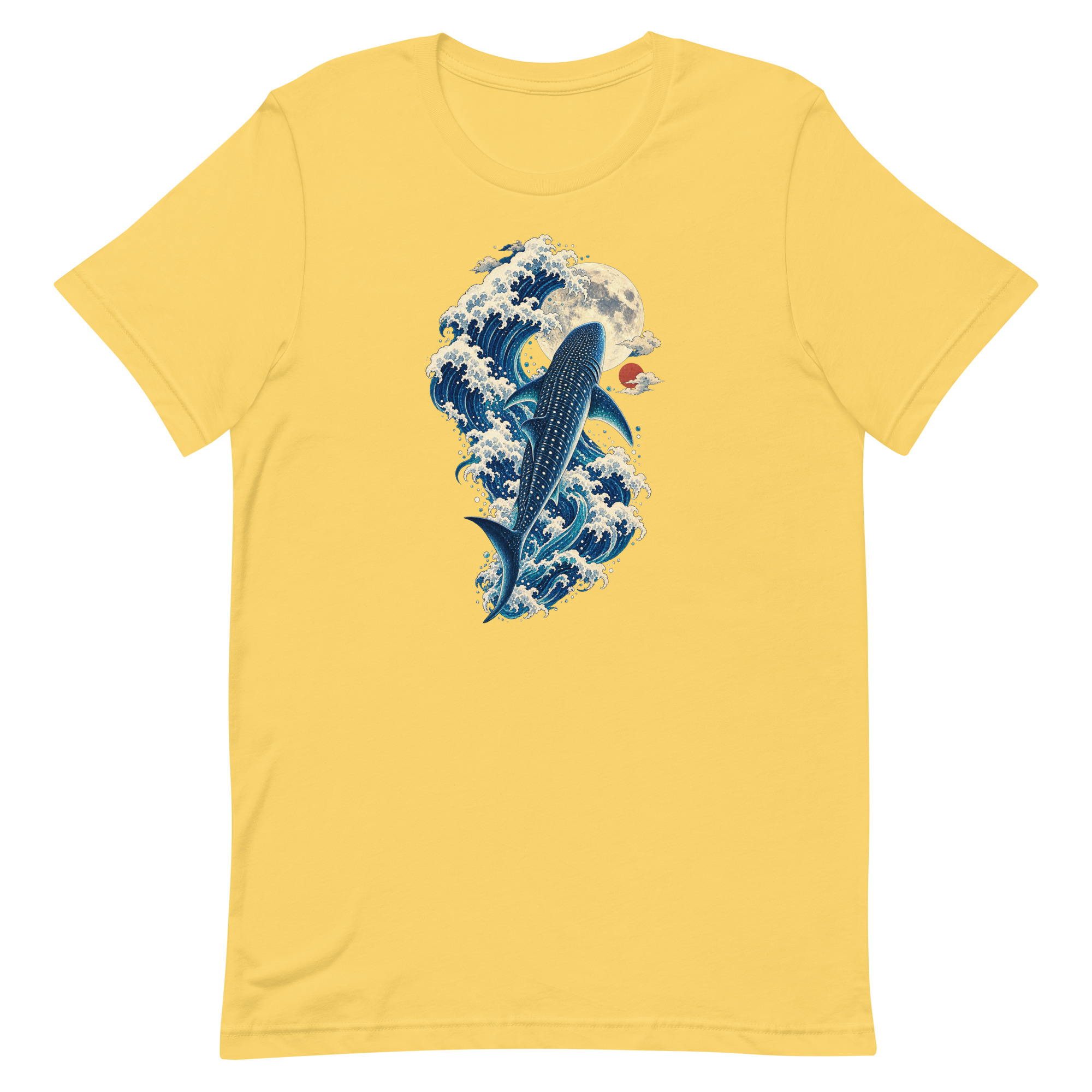 Whale Shark Great Wave Moon Japanese Art, Japanese Art Tee, Mythology Gift - Image 67