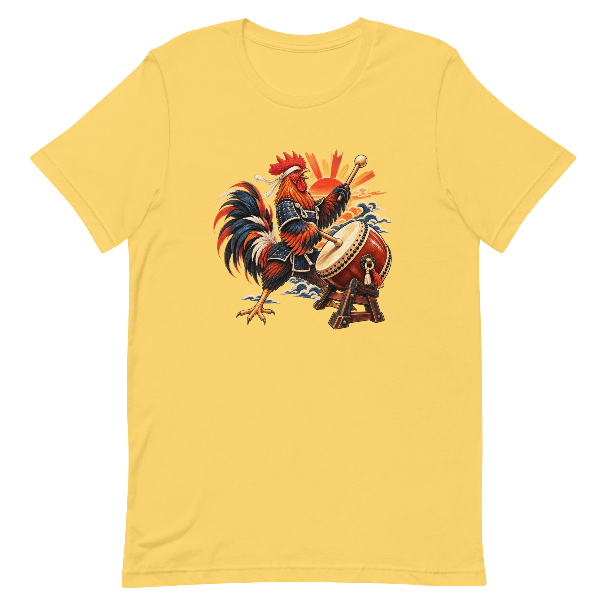 Rooster Samurai Taiko Drum Japanese Art, Japanese Art Tee, Mythology Gift - Image 69