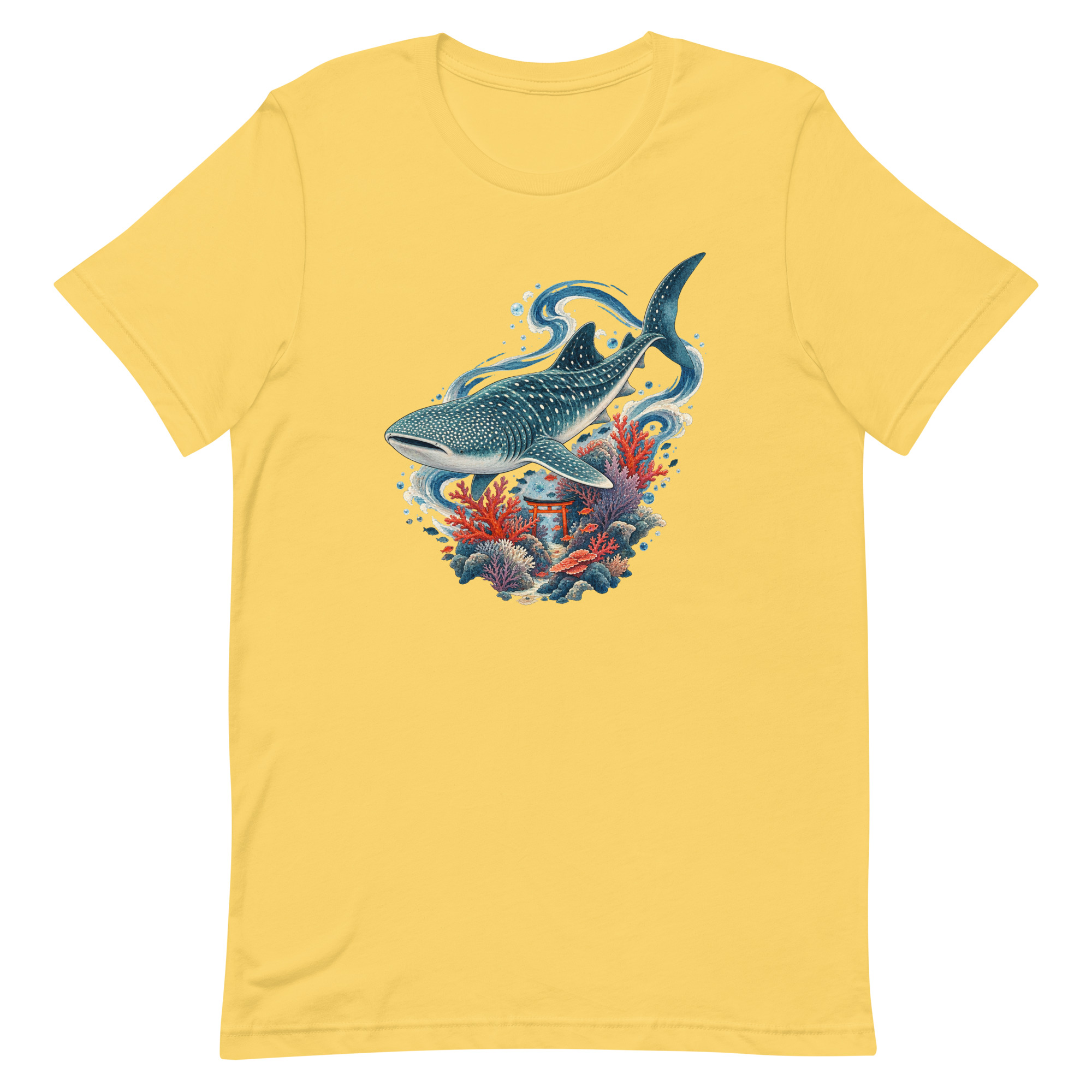 Whale Shark Torii Coral Garden Japanese Art, Japanese Art Tee, Mythology Gift - Image 69